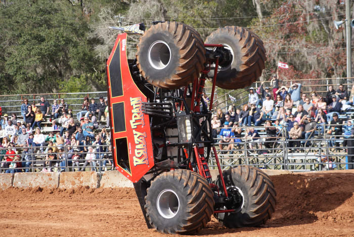 Triton Robbins' Krazy Train sure had some K-R-A-Z-Y moves! Photo: Dylan Spaulding.